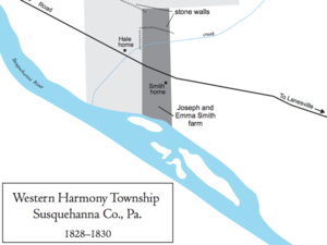 Western Harmony Township, Susquehanna County, Pennsylvania, 1828–1830