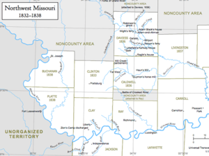 Northwest Missouri, 1832–1838